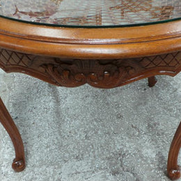 French Louis XV Style Oak Coffee Table