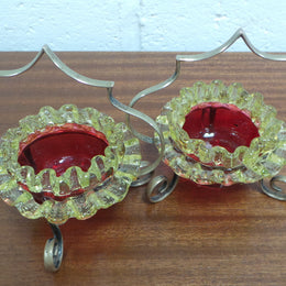 Moonee Ponds Antiques Pair of Victorian Salt