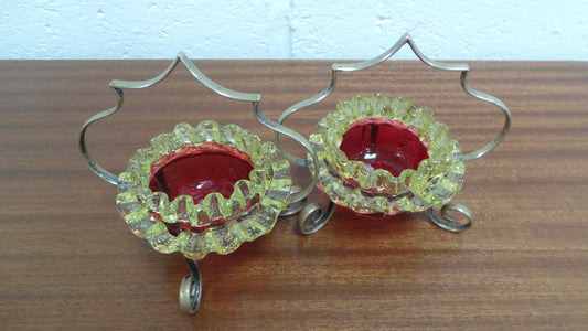 Moonee Ponds Antiques Pair of Victorian Salt