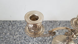 Three Candle Candelabra | Antique & Vintage | Moonee Ponds Antiques | Australia Wide Delivery