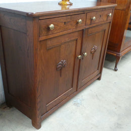 Stunning Early 19th Century French Oak Sideboard For Sale At Moonee Ponds Antiques