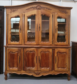 Magnificent French Walnut Two-Body Four Door Display Cabinet | Antique & Vintage | Moonee Ponds Antiques | Australia Wide Delivery