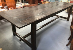 Vintage Rustic Reclaimed Fruit Wood Farmhouse Dining Table | Antique & Vintage | Moonee Ponds Antiques | Australia Wide Delivery