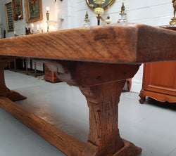 Superb 18th Century French Oak Pedestal Refectory Table | Antique & Vintage | Moonee Ponds Antiques | Australia Wide Delivery