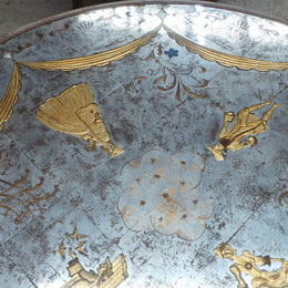 Unique and Exquisite French Hand painted Coffee Table