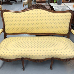 Louis XV Sytle Walnut Lounge Suite