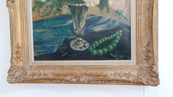 Floral Oil on Canvas-1 | Antique & Vintage | Moonee Ponds Antiques | Australia Wide Delivery