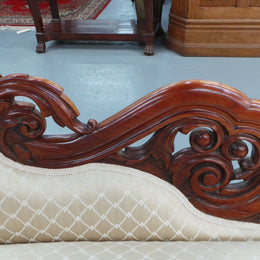 Beautiful Victorian Cedar Chaise Lounge