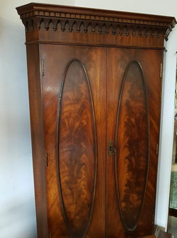 Mahogany Georgian Style Corner Cupboard | Antique & Vintage | Moonee Ponds Antiques | Australia Wide Delivery