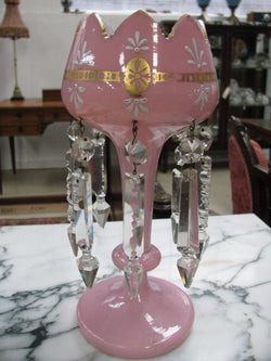 Victorian Milk Glass Lustre | Antique & Vintage | Moonee Ponds Antiques | Australia Wide Delivery
