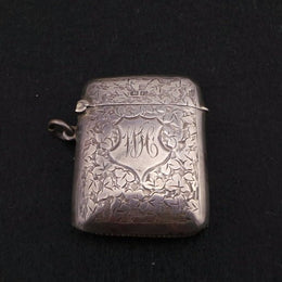 Antique Silver Vesta Case