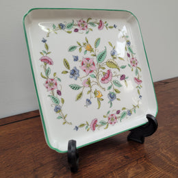 Hadden Hall by “Minton” square plate in good original condition with no chips or cracks.