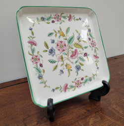 Hadden Hall by “Minton” Square Plate | Antique & Vintage | Moonee Ponds Antiques | Australia Wide Delivery