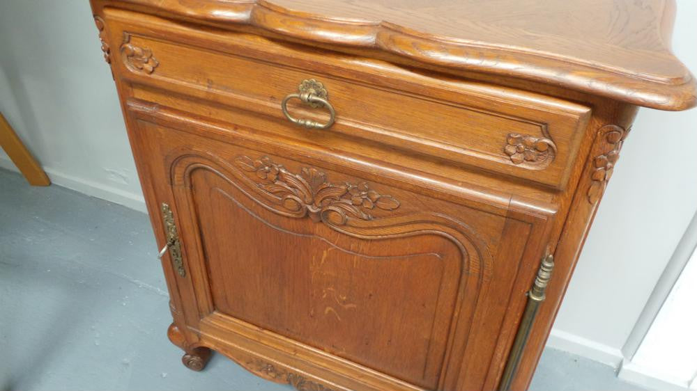 Beautiful French Oak Carved Small Cabinet | Antique & Vintage | Moonee Ponds Antiques | Australia Wide Delivery