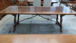 Spanish style French oak dining table | Antique & Vintage | Moonee Ponds Antiques | Australia Wide Delivery