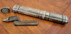 Antique “Risler & Carre Paris” Silver Wax Seal & Holder | Antique & Vintage | Moonee Ponds Antiques | Australia Wide Delivery