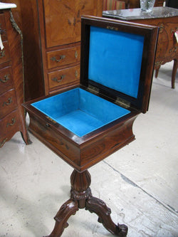 Stunning Rosewood Workbox | Antique & Vintage | Moonee Ponds Antiques | Australia Wide Delivery
