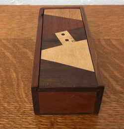 Vintage Parquerty Box With Sliding Lid | Antique & Vintage | Moonee Ponds Antiques | Australia Wide Delivery
