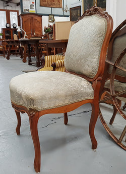 French Louis XV Style Bedroom Chair | Antique & Vintage | Moonee Ponds Antiques | Australia Wide Delivery