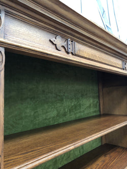 Delightful French Oak Open Shelf Bookcase | Antique & Vintage | Moonee Ponds Antiques | Australia Wide Delivery