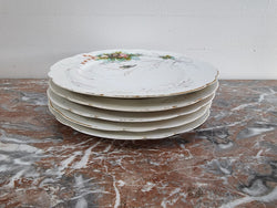 Set of 6 Hand-Painted 19th Century Paris Porcelain Plates | Antique & Vintage | Moonee Ponds Antiques | Australia Wide Delivery