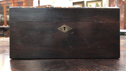 Superb Victorian Inlaid Walnut & Amboyna Jewellery Box | Antique & Vintage | Moonee Ponds Antiques | Australia Wide Delivery