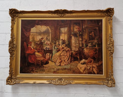 Stunning Oil on Canvas Sourced in France | Antique & Vintage | Moonee Ponds Antiques | Australia Wide Delivery
