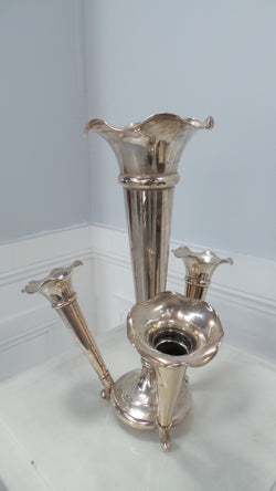 Lovely Sterling Silver Four Trumpet Epergne | Antique & Vintage | Moonee Ponds Antiques | Australia Wide Delivery