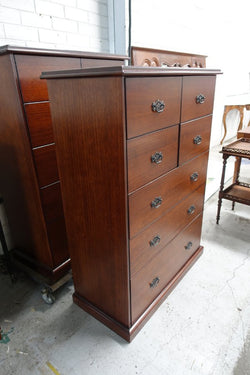 Clearance Vintage Custom Made Tall boy | Antique & Vintage | Moonee Ponds Antiques | Australia Wide Delivery
