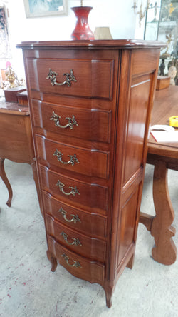 Petite French Cherrywood Semainier | Antique & Vintage | Moonee Ponds Antiques | Australia Wide Delivery