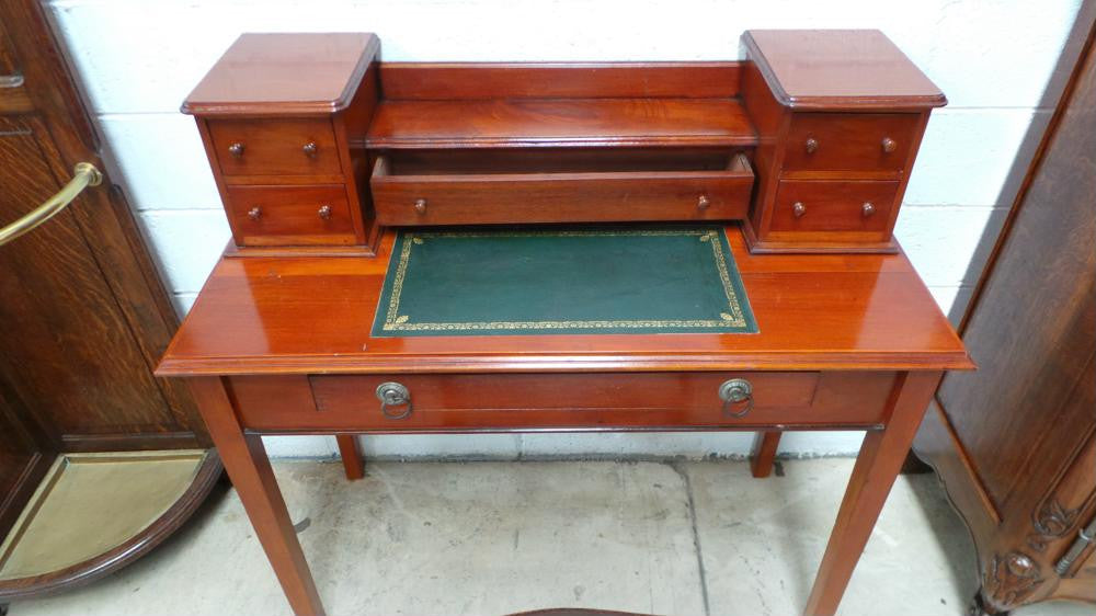 Petite Mahogany Desk | Antique & Vintage | Moonee Ponds Antiques | Australia Wide Delivery