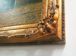 Signed Oil On Canvas Painting | Antique & Vintage | Moonee Ponds Antiques | Australia Wide Delivery