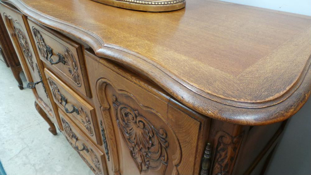 Beautiful Carved French Oak Sideboard | Antique & Vintage | Moonee Ponds Antiques | Australia Wide Delivery
