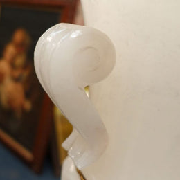 Vintage Italian Alabaster Pedestal With Urn Lamp