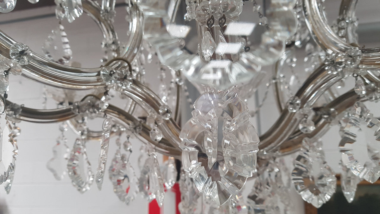 Fine French Parisian Crystal Chandelier