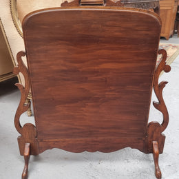 Appealing Hand Stitched Embroidered Wooden Framed Fire screen