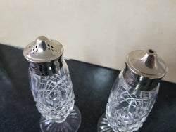 Stuart Crystal Salt & Pepper Shakers | Antique & Vintage | Moonee Ponds Antiques | Australia Wide Delivery