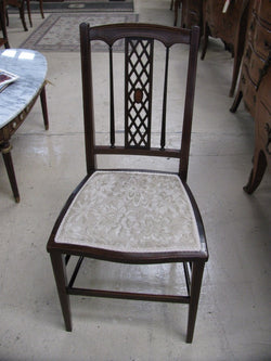 Walnut Inlaid Occasional Chair | Antique & Vintage | Moonee Ponds Antiques | Australia Wide Delivery
