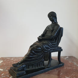 A Regency period bronze statue, with beautiful patina and in excellent condition.