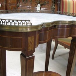 Lovely French Walnut Side Table