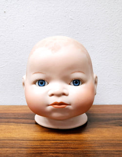 Large Bisque Dolls Head Signed Grace S Putnam Made in Germany | Antique & Vintage | Moonee Ponds Antiques | Australia Wide Delivery