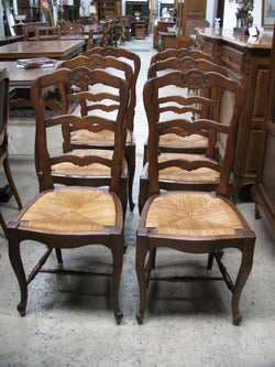 Set of 6 Solid French Oak Chairs-2 | Antique & Vintage | Moonee Ponds Antiques | Australia Wide Delivery