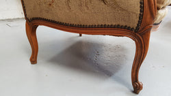 French Wing Back Tapestry Arm Chair | Antique & Vintage | Moonee Ponds Antiques | Australia Wide Delivery