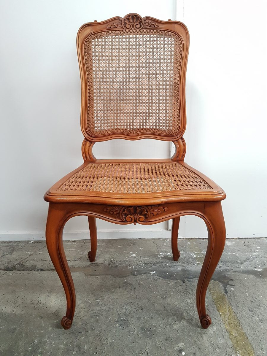 Set of Six French Cherry wood Dining Chairs | Antique & Vintage | Moonee Ponds Antiques | Australia Wide Delivery