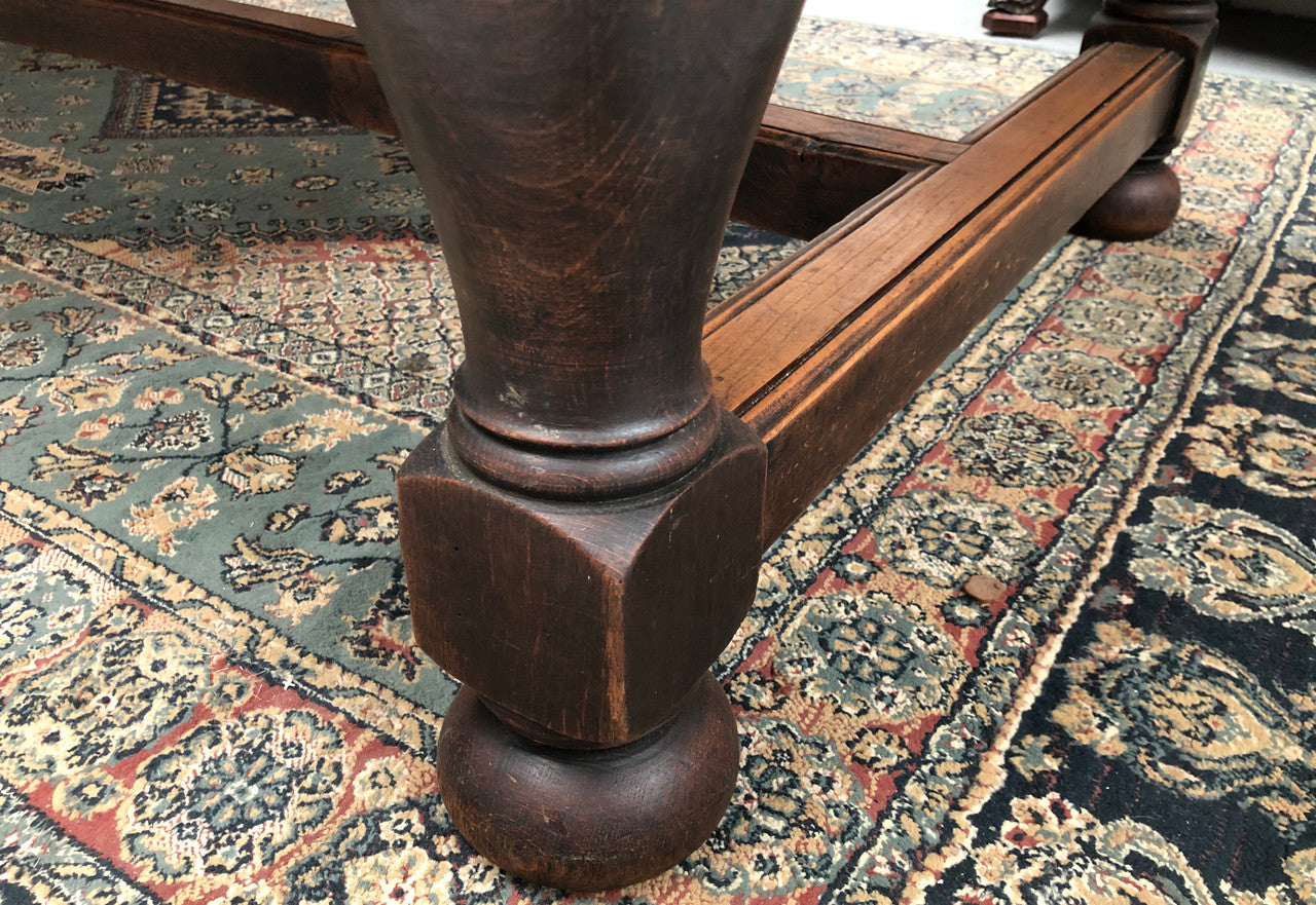 Amazing Antique French 19th Century Oak Parquetry Top Extension Table | Antique & Vintage | Moonee Ponds Antiques | Australia Wide Delivery