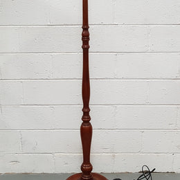 Antique Oak Standard Lamp