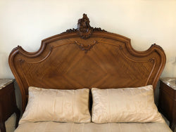 Antique French Walnut Louis XV Style Queen Size Bed | Antique & Vintage | Moonee Ponds Antiques | Australia Wide Delivery