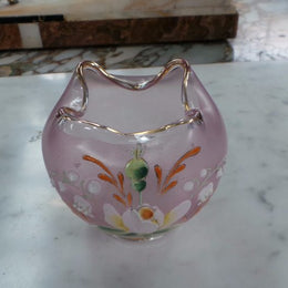 Victorian hand painted vase
