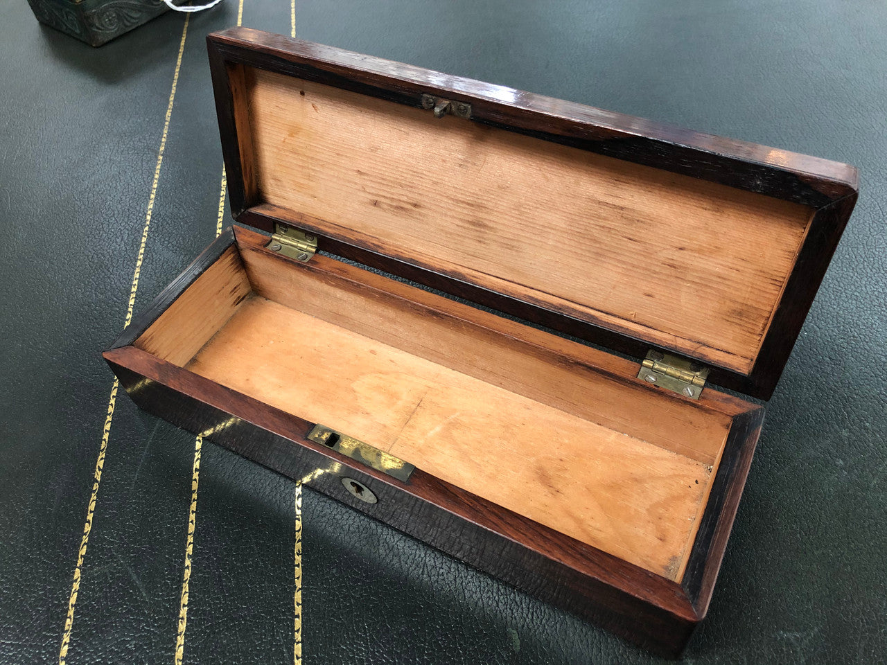 Antique Rosewood Inlaid Mother Of Pearl Box | Antique & Vintage | Moonee Ponds Antiques | Australia Wide Delivery