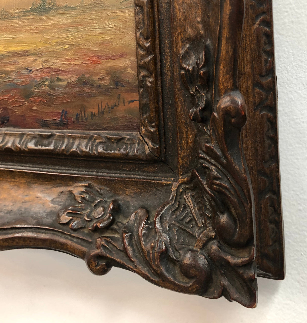 Beautiful Framed Oil On Canvas | Antique & Vintage | Moonee Ponds Antiques | Australia Wide Delivery
